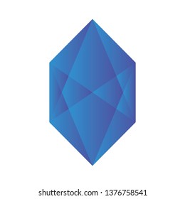 Blue Diamond Abstract Gradient Logo Vector