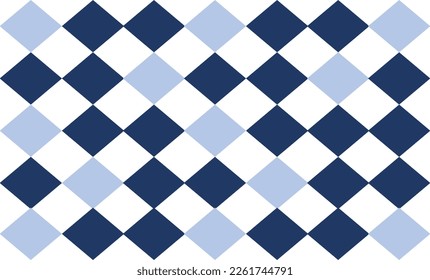 blue diamond checkerboard repeat  pattern, replete  image, design for fabric pattern