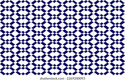 blue diamond checkerboard repeat pattern, replete image, design for fabric printing