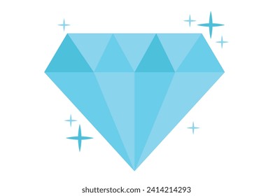 Blue Diamond Decor Sticker Design