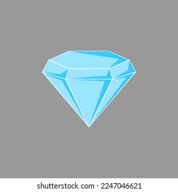 blue diamond with gray background