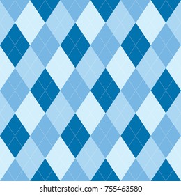 Blue Diamond Pattern