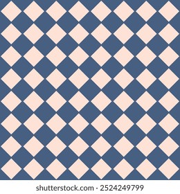 Illustrationsdesign mit blauem Rautenmuster