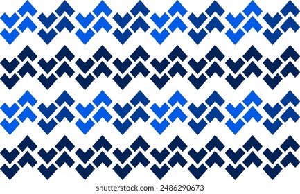 Blue diamond pattern, seamless zigzag line horizontal row on white pattern, horizontal Zig zag chevron red on white tile repeat seamless pattern replete image design fabric print, rhombus