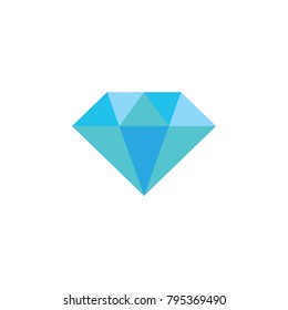 blue diamond symbol logo vector