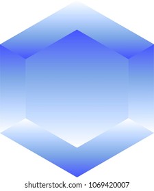 Blue Diamond Vector