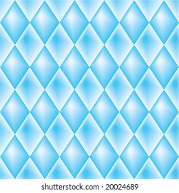 Blue diamond-shaped pattern