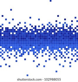 blue digital check