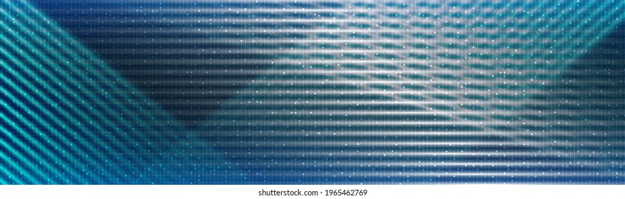 Blue digital circuit microchip technology abstract background vector illustration