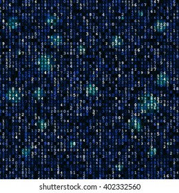 blue digital code backgrond