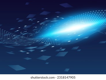 blauer digitaler Cyberbild-Hintergrund