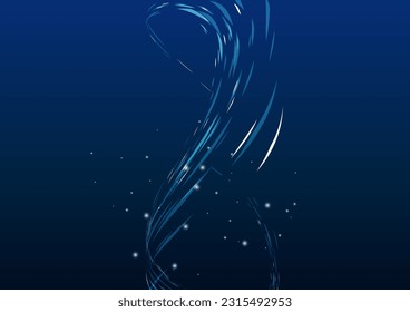 blue digital cyber network background