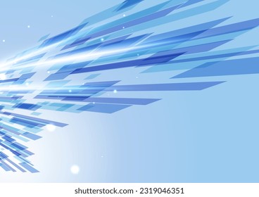 fondo azul de velocidad digital de la cibervelocidad