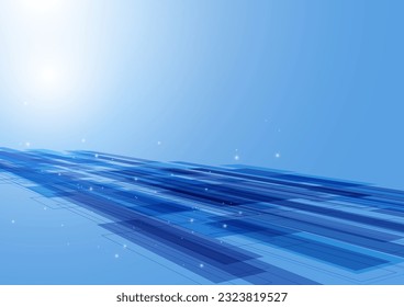 blauer digitaler Netzzeilenhintergrund