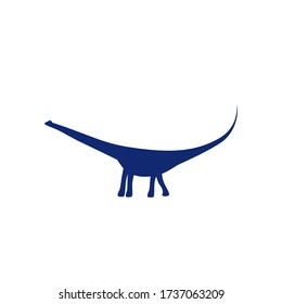 DINOSAURIO AZUL, EN ARCHIVO EPS BLANCO