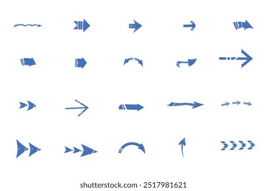 Blue Directional Arrows,Right Arrow, Arrow left icon, arrow right icon and arrow vector icon for UI design