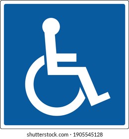 Disabled Parking DDA0010 Disabled stickers & signs 