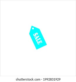 blue discount vector symbol icon