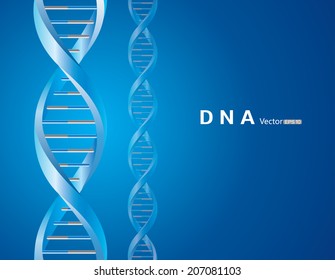 Blue DNA background