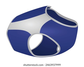 Blue dog suit. vector illustration