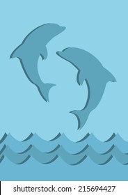 blue dolphins symbol