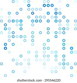Blue Donuts Background, Creative Design Templates