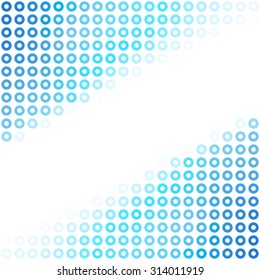 Blue Donuts Background, Creative Design Templates