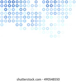 Blue Donuts Background, Creative Design Templates