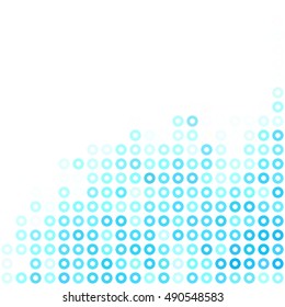 Blue Donuts Background, Creative Design Templates