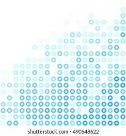 Blue Donuts Background, Creative Design Templates
