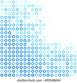 Blue Donuts Background, Creative Design Templates