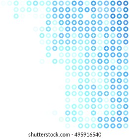 Blue Donuts Background, Creative Design Templates