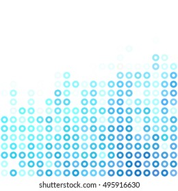 Blue Donuts Background, Creative Design Templates
