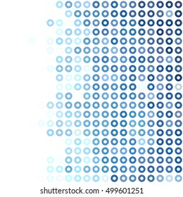 Blue Donuts Background, Creative Design Templates