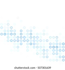 Blue Donuts Background, Creative Design Templates