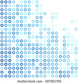 Blue Donuts Background, Creative Design Templates