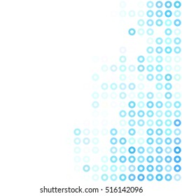 Blue Donuts Background, Creative Design Templates