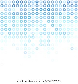 Blue Donuts Background, Creative Design Templates