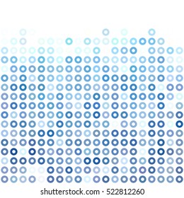 Blue Donuts Background, Creative Design Templates