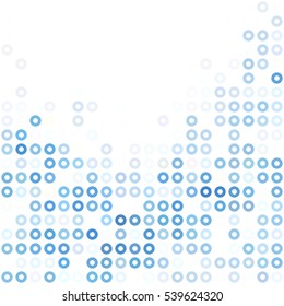 Blue Donuts Background, Creative Design Templates