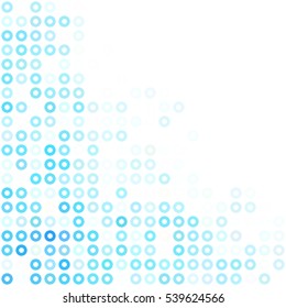 Blue Donuts Background, Creative Design Templates