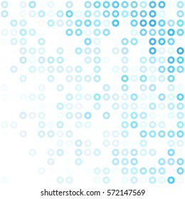 Blue Donuts Background, Creative Design Templates