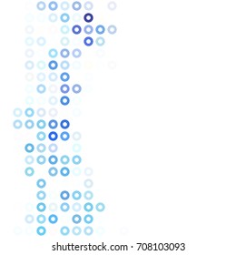 Blue Donuts Background, Creative Design Templates