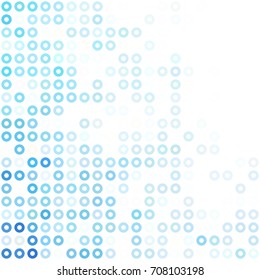 Blue Donuts Background, Creative Design Templates