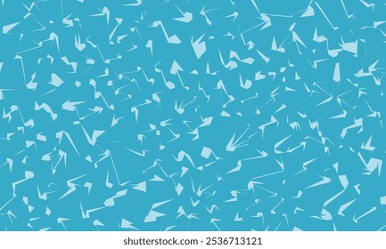 Blue doodle background with dazzle camouflage pattern