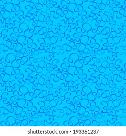 Blue doodle seamless pattern, lace design card