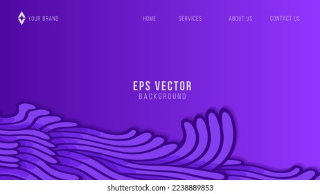 Diseño Web De Doodles Azules Resumen Vector EPS De Fondo Para Sitio Web, Página De Inicio, Página De Inicio, Página Web