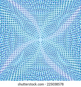 Blue dot abstract background