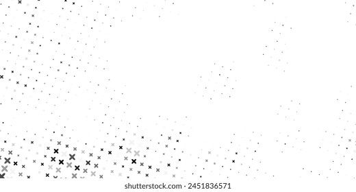 Blue Dot Gradient Banner Seamless Pattern on White Background.