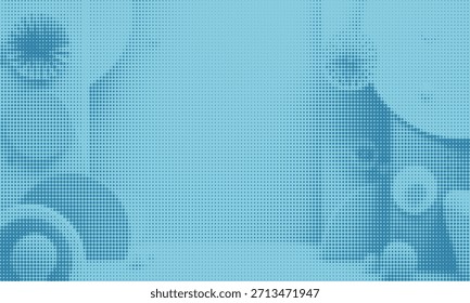 Fondo abstracto de la onda de la línea de punto azul